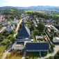 Ensemble Kirche mit Atrium, Gemeinde- und Pfarrhaus, Johanneskindergarten